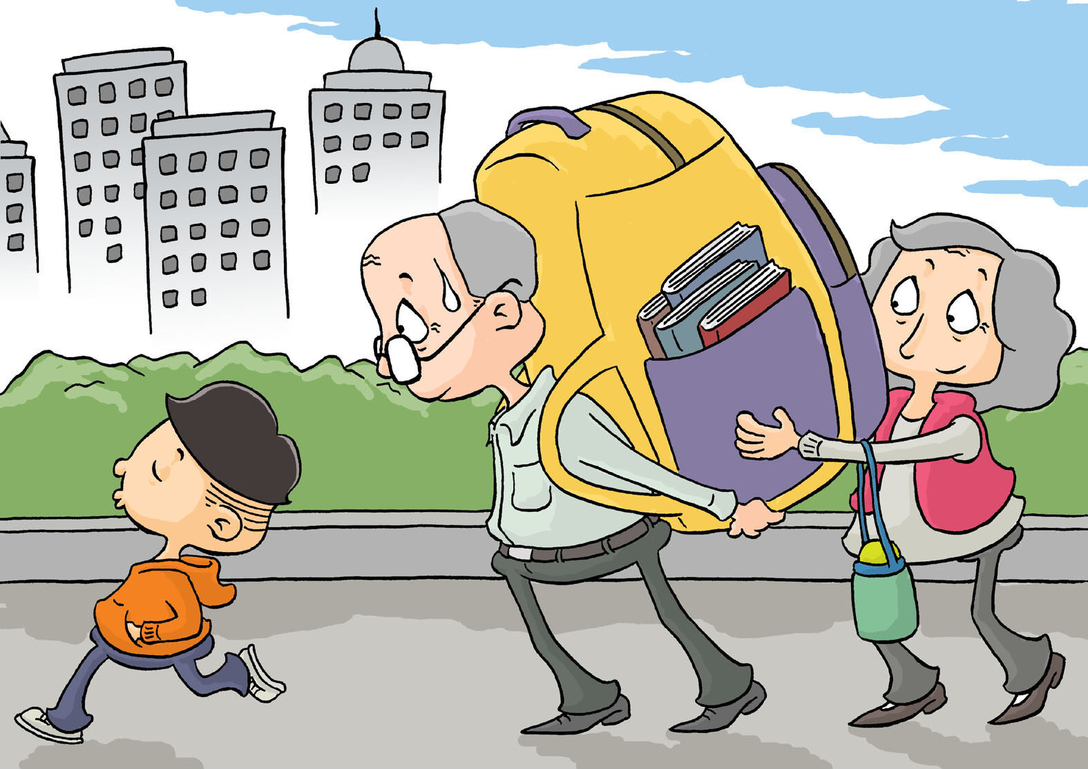 但现在看来,我竟然被说成溺爱孩子.