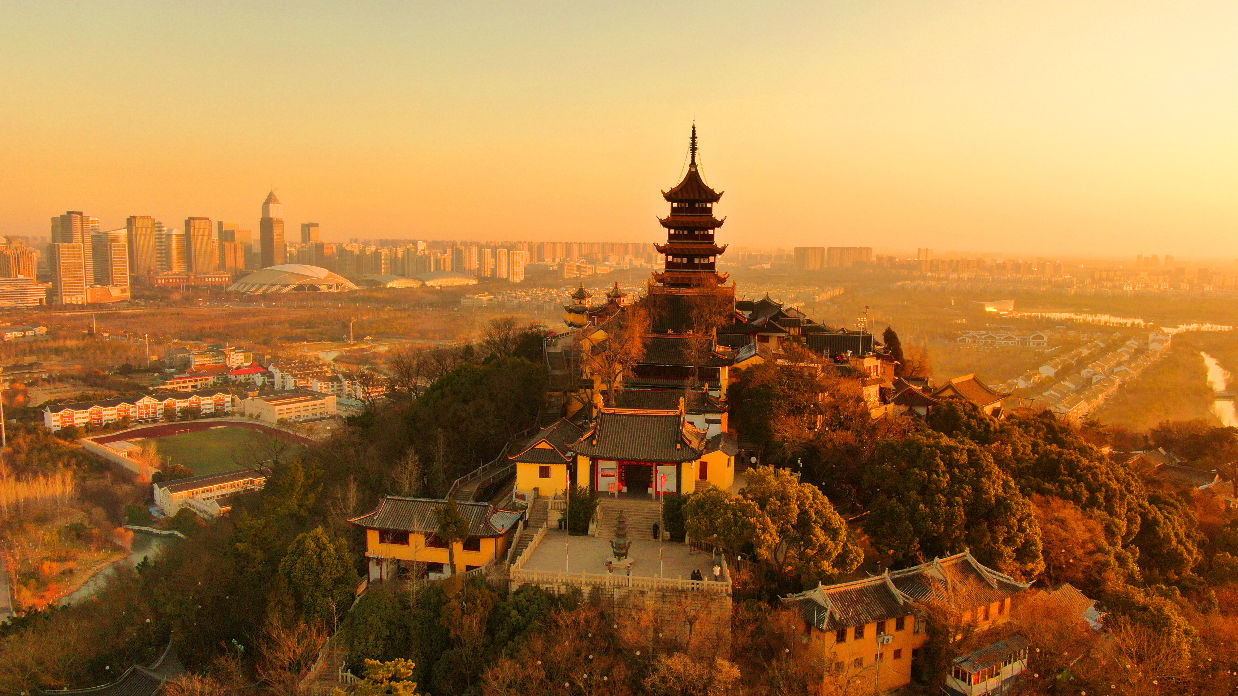 看!2021,五山第一缕阳光|南通发布