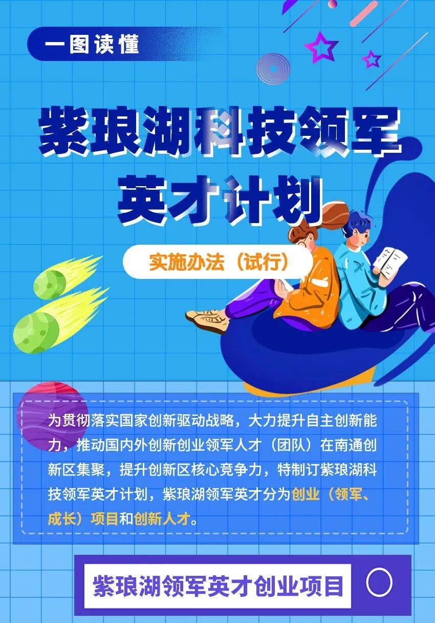 引凤来栖|南通创新区"紫琅湖科技领军英才计划"申报启动啦!|南通发布