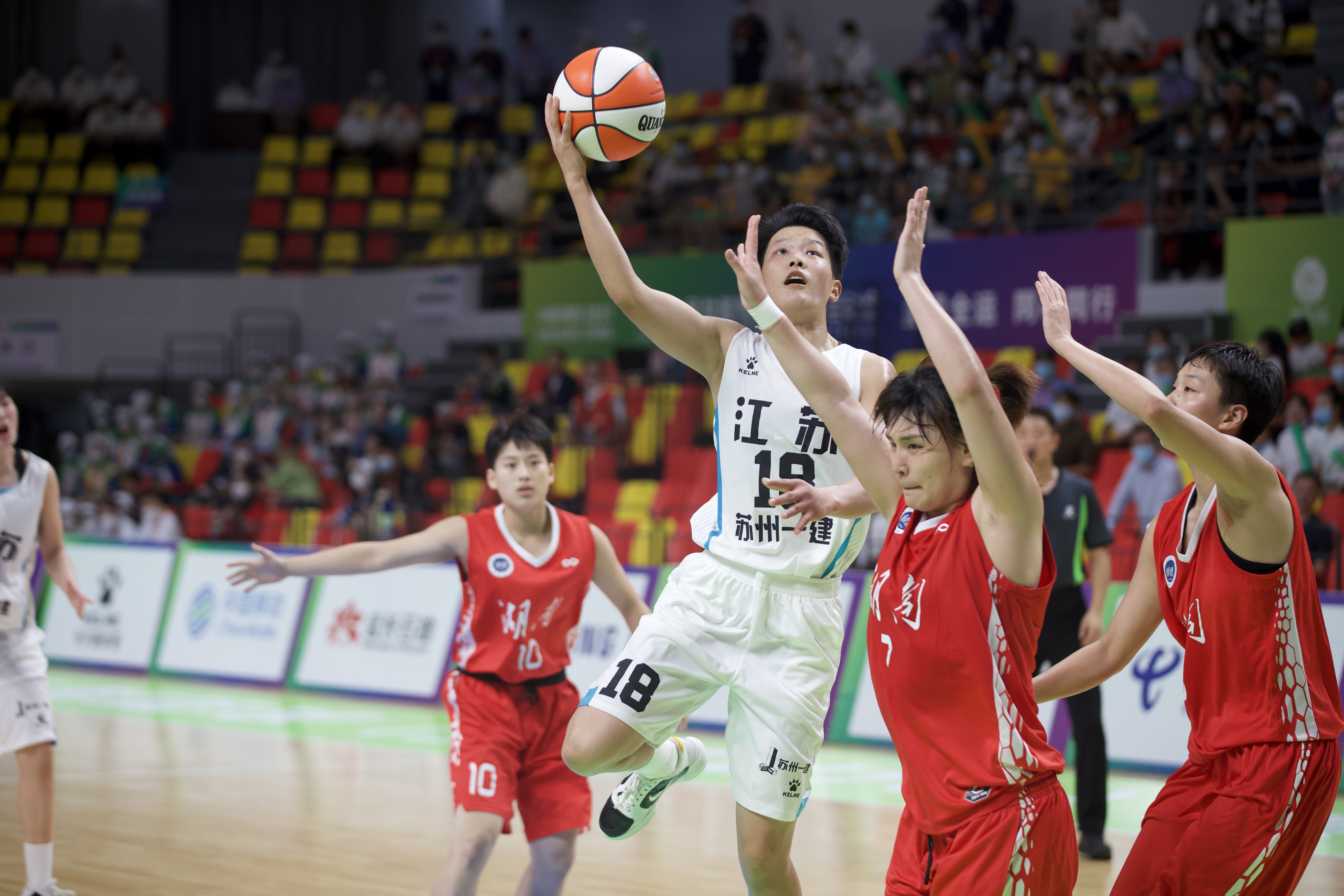 打出气势江苏队获得十四运篮球女子19岁以下组冠军南通发布