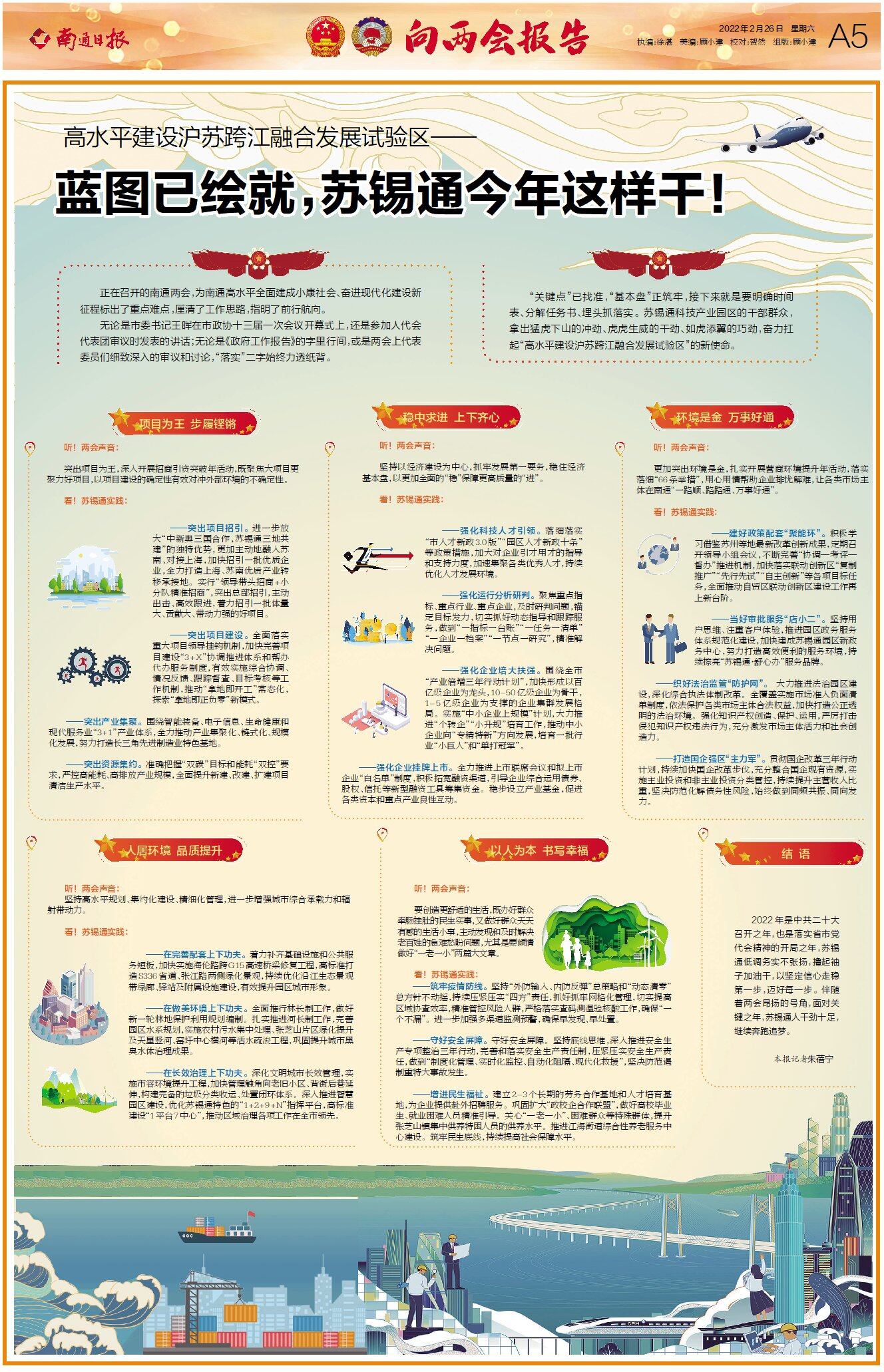 向两会报告 | 蓝图已绘就，苏锡通今年这样干！