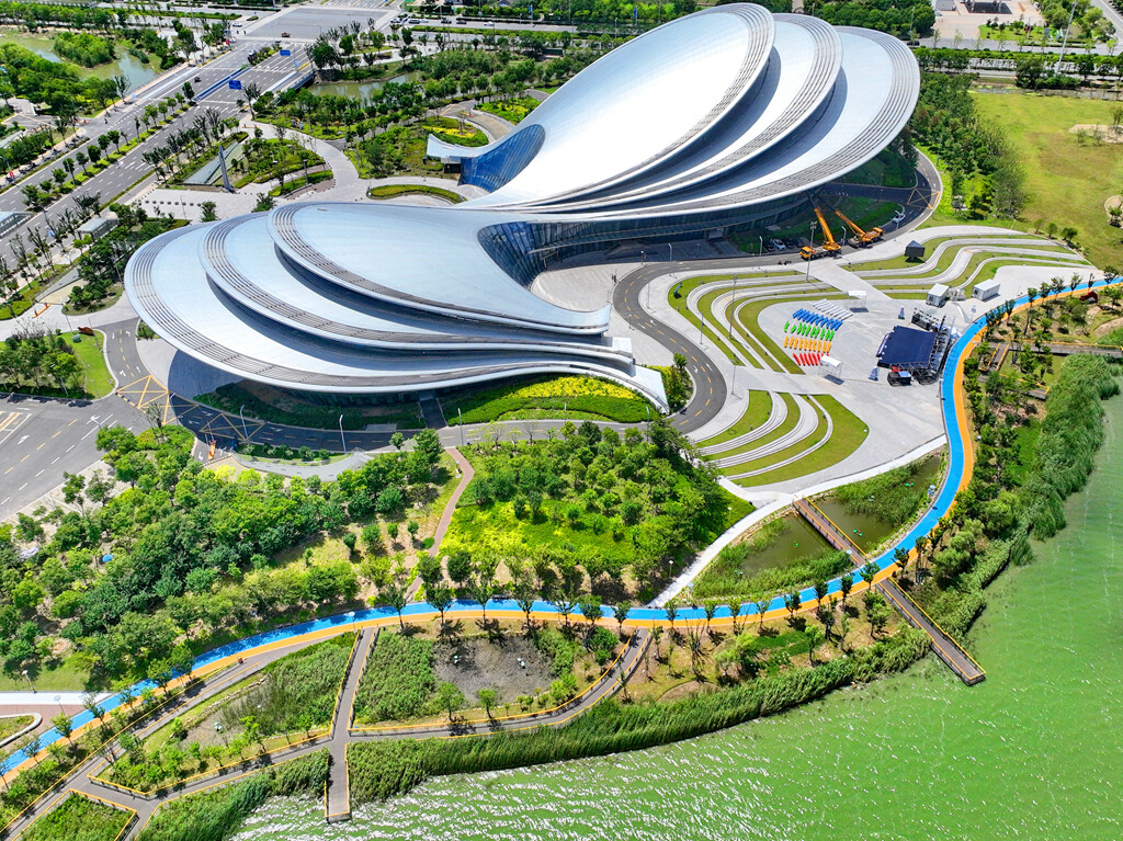 生态绿肺启东蝶湖公园景色美南通发布