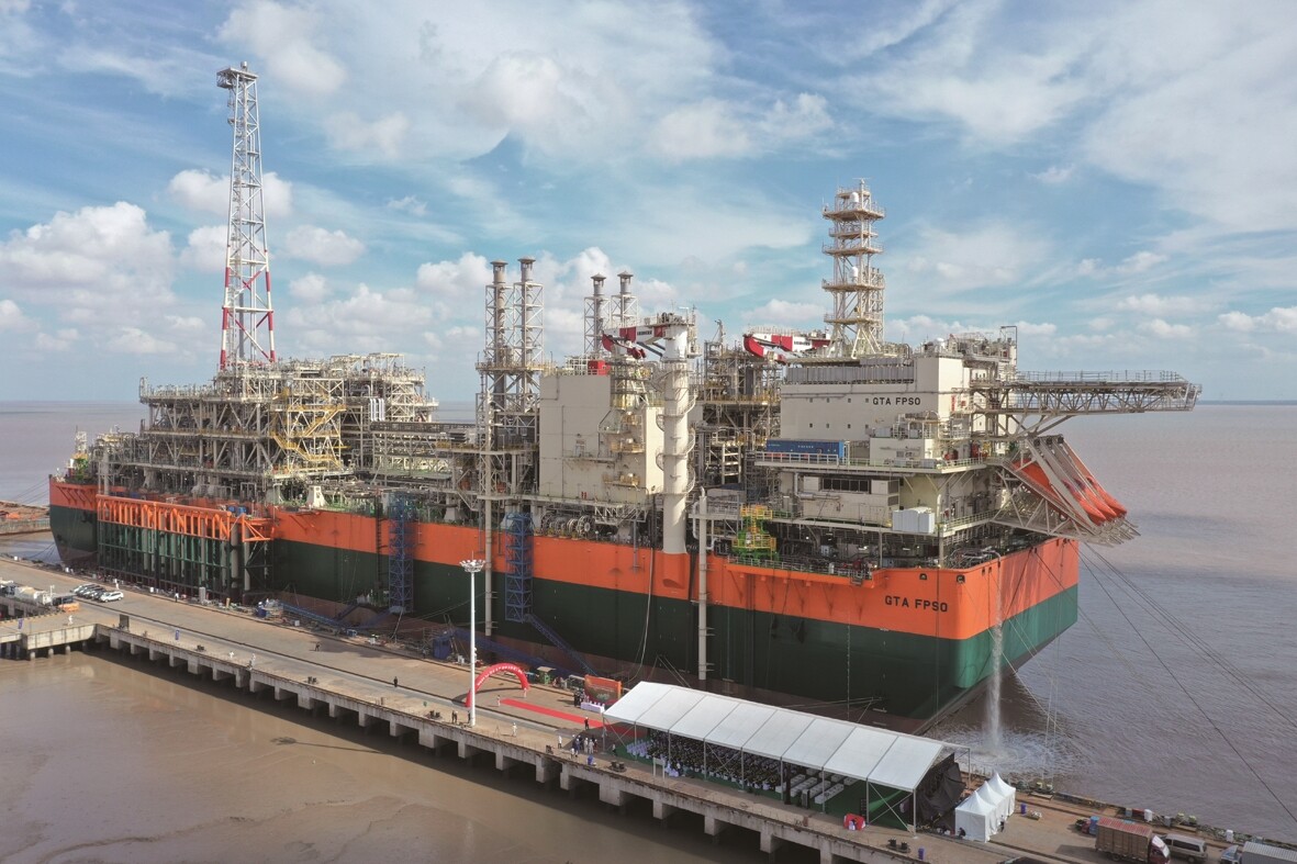 启东中远海运海工全球天然气日处理量最大的FPSO