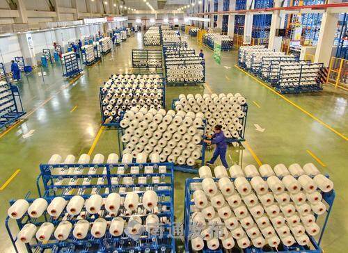 恒力南通产业园纺丝项目满负荷生产打造国际先进纺织新材料基地南通