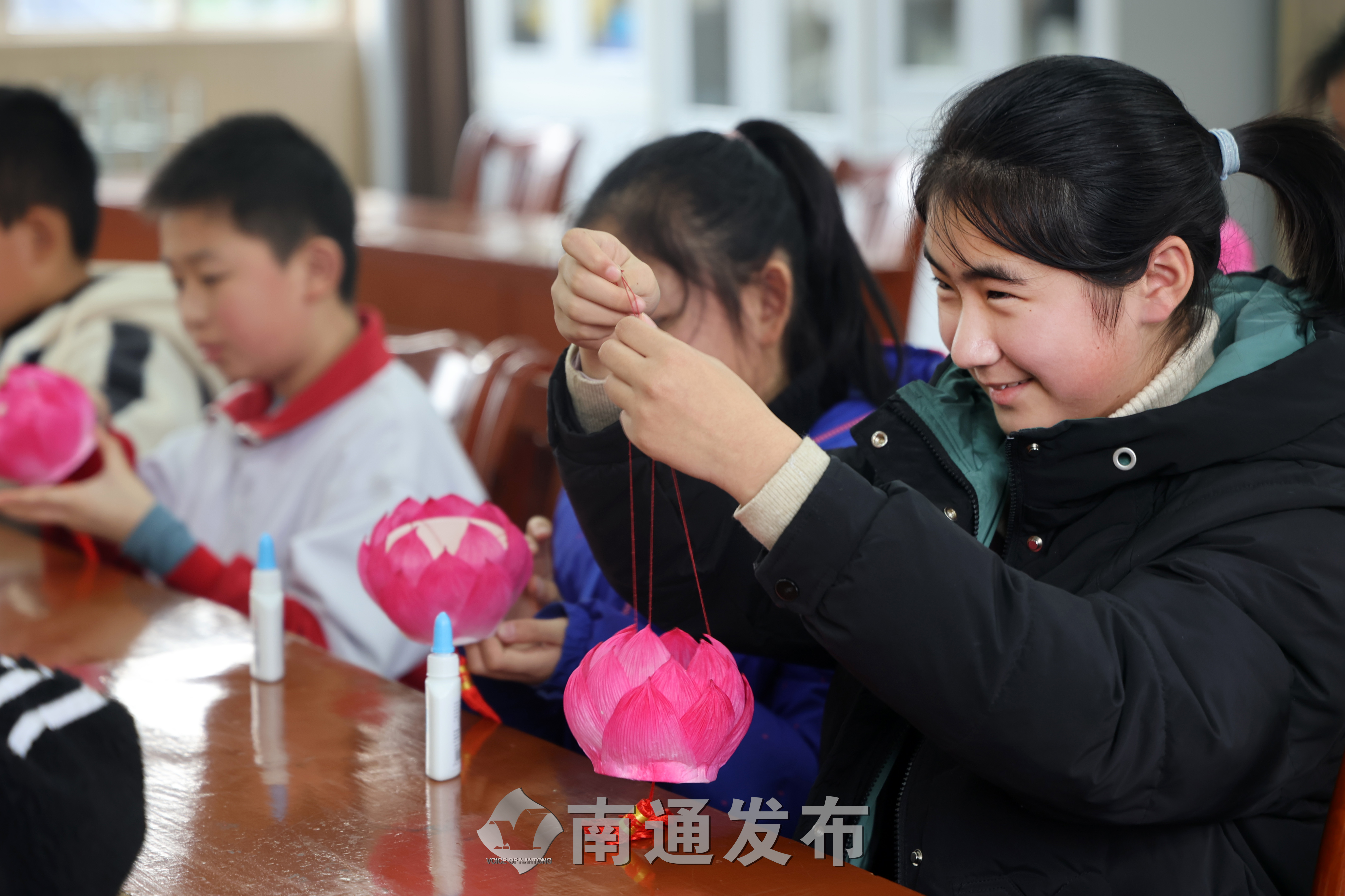 启秀小学非遗进校园快乐过元宵南通发布
