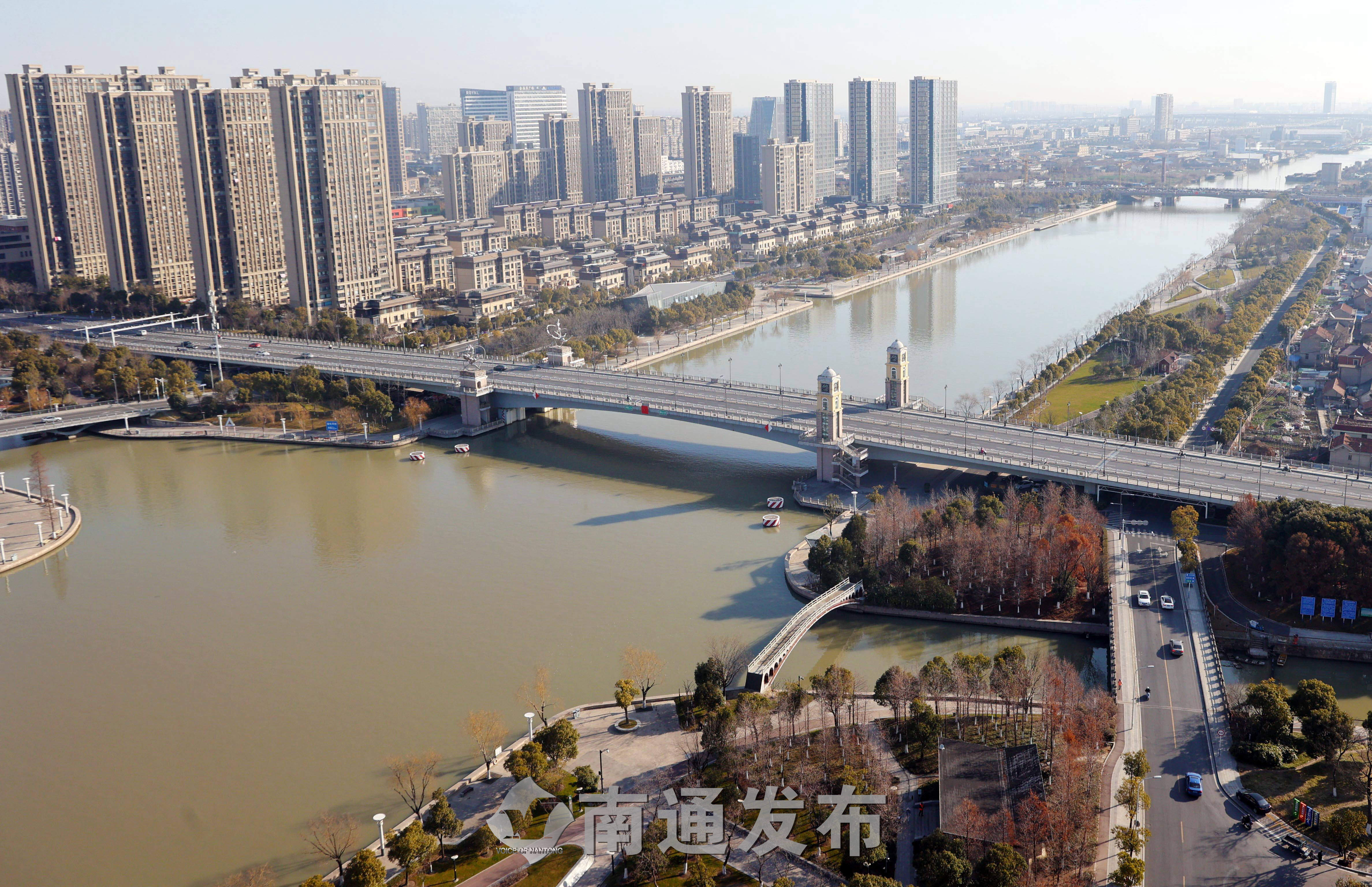 通吕运河沿岸春光美南通发布