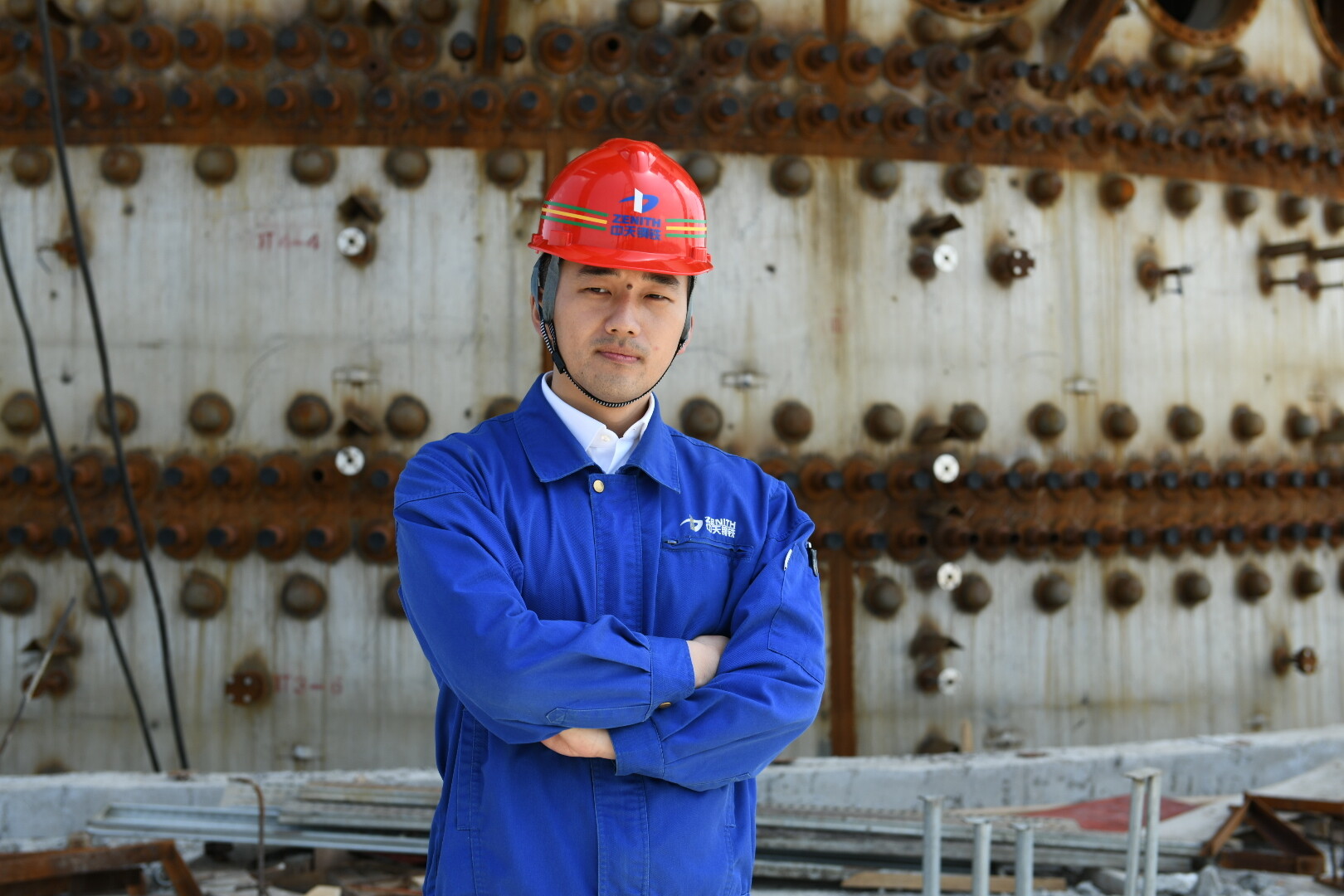 奋斗者正青春中天绿色精品钢项目总指挥董力源勇于创新突破打造绿色