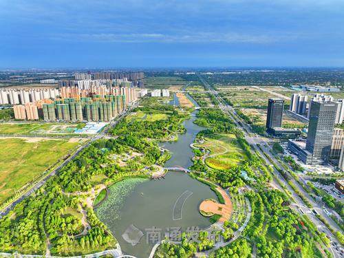 養眼美景太治癒瞭如皋龍游河生態公園美如畫南通發佈