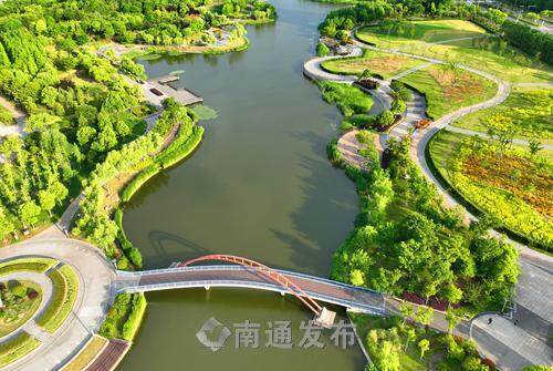 養眼美景太治癒瞭如皋龍游河生態公園美如畫南通發佈